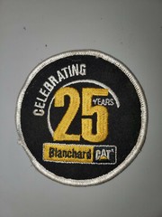 GENERATOR TECHNICIANS 25 YEAR CAT DEALERS PATCH