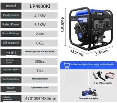 Gasoline Generator 220V Small Household Emergency 6.5kW Portable Handheld