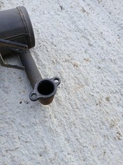 Generac Gtv760 MUFFLER Oem Used No Baffle READ DSC