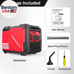 5000-Watt Portable Inverter Generator with Electric Start, CO Protect, Super Qui