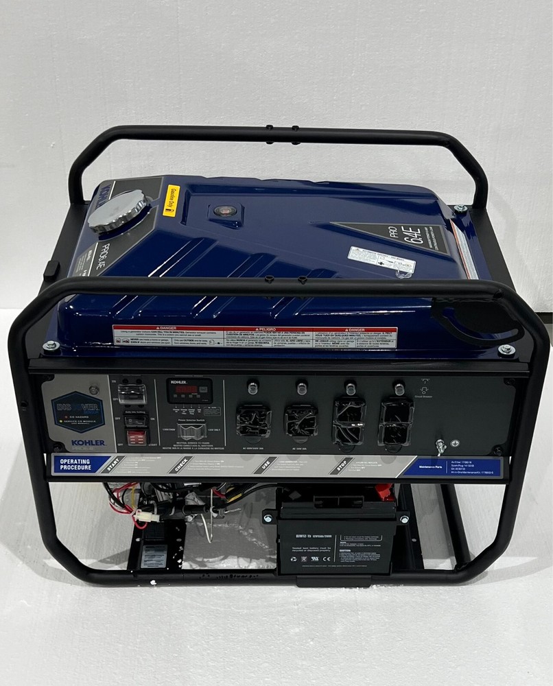 Kohler 6400 Watt Electric Start Portable Generator w/ Mobility Kit PA-PRO64E-210