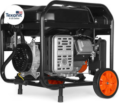 8000-Watt 120V/240V Dual Fuel Portable Generator, Electric Start, 340Cc, Transfe