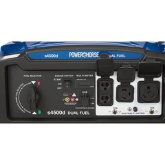 Powerhorse Portable Dual Fuel Generator, 4500 Watts