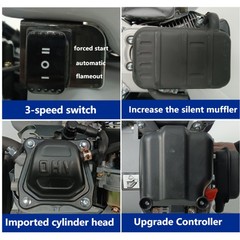 5000W Parking Air Conditioner Automatic Start/stop Waterproof Gasoline Generator