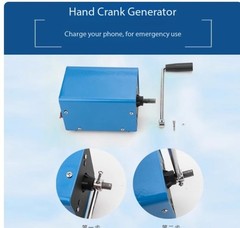 Small Household Hand-cranked Generator with High Power for Outdoor Use