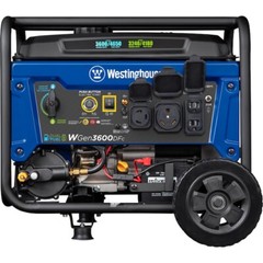 Westinghouse 4,650-W Portable RV Ready Dual Fuel Powered Remote Start Generator