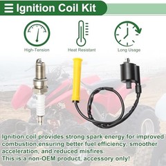 No.30510HP5601 Ignition Coil Spark Plugs Ignition Coil High-Tension Coil Kit