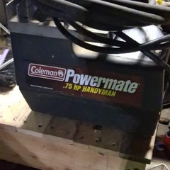 Coleman Powermate .75 HP Handyman Power Generator Black Portable Electric Tool