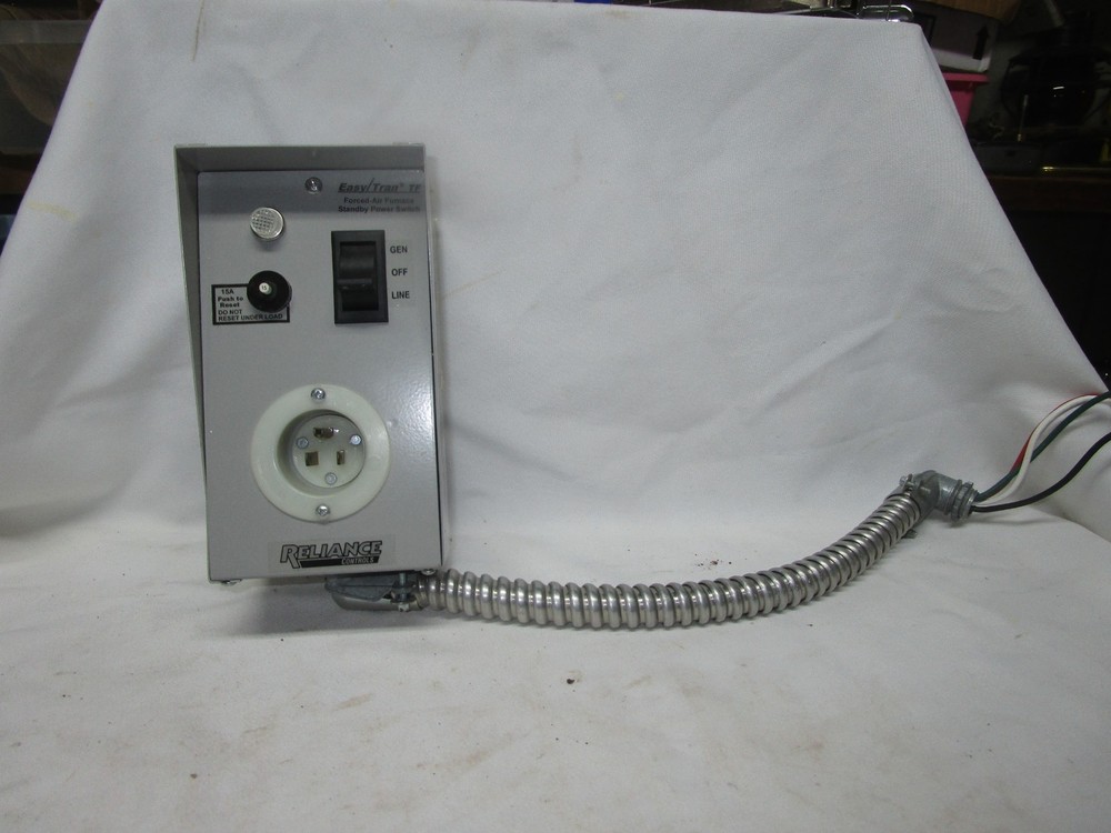 Reliance TF151W 15A Easy Tran Furnace Transfer Switch