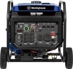 Westinghouse 10,000-W Portable Gas Inverter Generator, Remote Start, CO Sensor