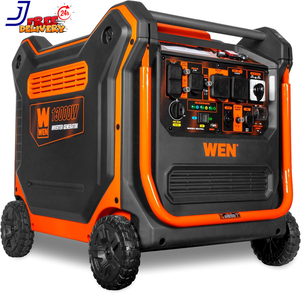 13,000-Watt 120V/240V Tri-Fuel Inverter Generator with Quiet 550Cc Engine Electr