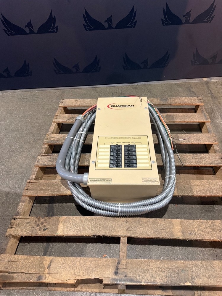 GENERAC GUARDIAN 100A Automatic Transfer Switch w/ Breaker Panel USED