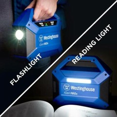 iGen160s 100/150-Watt Lithium-Ion Portable Power Station Inverter LED Display