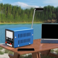 Hand Crank Generator Dynamo Emergency Generator 12/15V USB Charging Portable