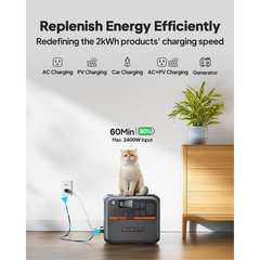 BLUETTI AC200PL 2304Wh 2400W Power Station LiFePO₄ Battery for Backup/RV Trip