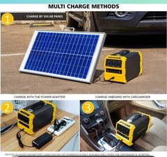 ROCKSOLAR 400W Portable Power Station RS650 Lithium Battery Solar Generator READ