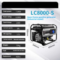 Small Micro Home Outdoor Quiet Permanent Magnet Brushless High Power Generator