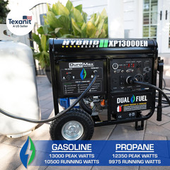 XP13000EH 13,000-Watt Dual Fuel Portable Generator – Gas & Propane, Electric Sta