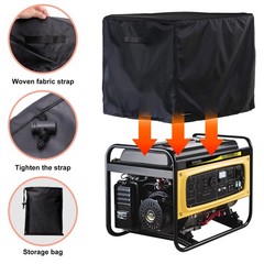 TENTVIA Waterproof Generator Cover 24x18x18 Inches, 24”Lx18”Wx18”H, Black