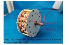 100-650RPM Ultra-low Speed Double-layer High-power Disk Type Iron Core Generator