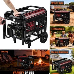 3800W Gas Inverter Generator Manual Start 110V&220V Generators Portable Quiet