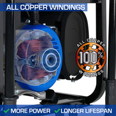 XP13000EH 13,000 Watt Portable Dual Fuel Gas Propane Generator