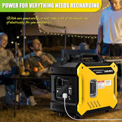 Tinyhomie Super quiet Inverter Generator 2000w portable generator 79.7cc ultra