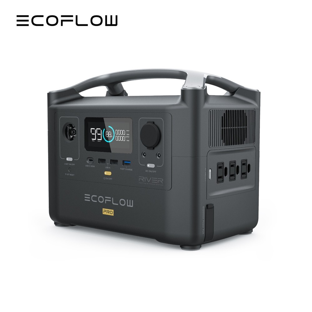 EcoFlow RIVER Pro Power Station 720Wh Generator for Outdoor, Camping, RV