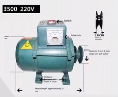 220V Permanent Magnet Brushless Generator Voltage Regulator Excitation Generator