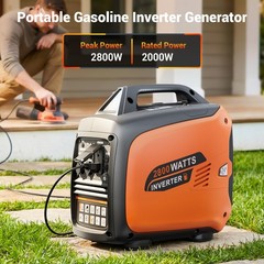 Mutaomay Inverter Generator 2800W Portable Quiet For Home Backup/Outdoor