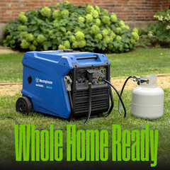 Westinghouse 11,000-W Dual Fuel Inverter Generator with Remote Start, CO Sensor