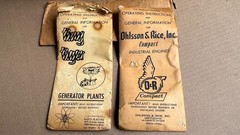 Vintage Ohlsson & Rice Tiny Tiger 300 Mini AC DC Generator early 1960’s