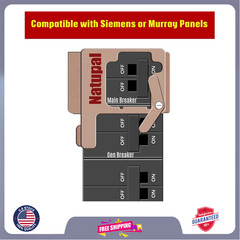 Generator Interlock Kit Compatible with Siemens and Murray, ECSBPK02 Mechanical