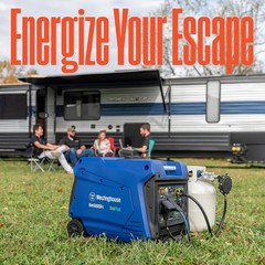 Westinghouse 4,500-W Portable Dual Fuel Inverter Generator w/ Remote, CO Sensor