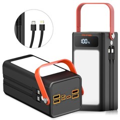 PGYOB Portable Power Bank Station, 27000mAh Outdoor Generator with 99Wh