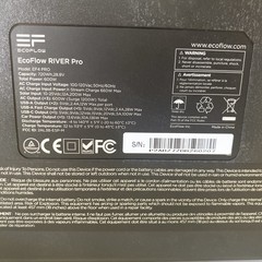 EcoFlow RIVER Pro Portable Power Station – Black