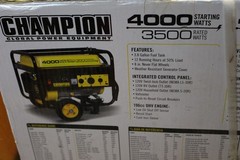 Champion 4000/3500 Watt Fuel Generator Model 46593