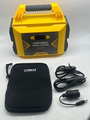 LIPOWER 300W Portable Power Station, Average 25 Phone Recharges, 1-4 Nights