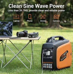 Oxseryn 2800W Portable Inverter Generator Gas Powered For Outdoor Camping RV