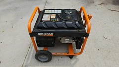 Generac GP7500E Portable Generator Used with care and properly maintained
