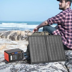 Solar Generator 120W Peak Portable Power SOLAR GENERATOR S81 WITH 21W SOLAR