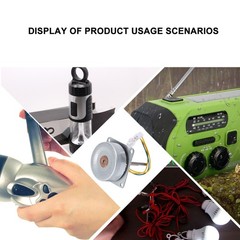 Silver Three Phase Generator Durable Brushless Motor Generator for Education Use