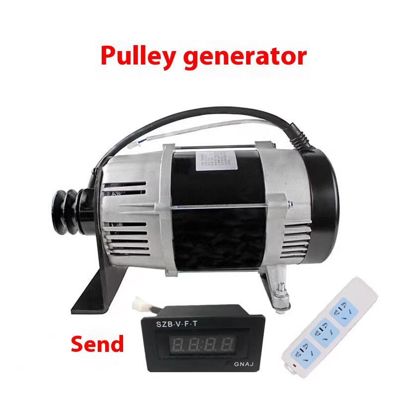 Diesel Gasoline All Copper Pulley Generator Single Three 220v Small Household AC