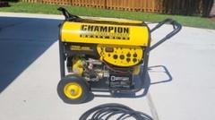 Champion portable Generator, Heavy Duty, 7000 max Watts,  electric key start. 