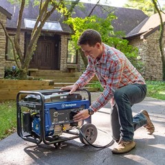Westinghouse 3,600-Watts 4,650 Peak-Watt Gas Powered Generator With Wheel Kit