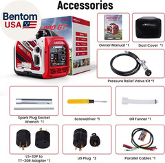 4000 Watt Dual Fuel Inverter Generator with Bluetooth® Control Start and Display