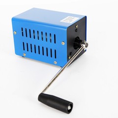 Handkurbel Generator Outdoor Ladeger?t Tragbare Notdynamotor USB-Anschluss Metal