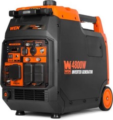 WEN 4,800-W Portable Dual Fuel Inverter Generator with Electric Start, CO Sensor