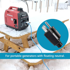 With Fuse Neutral Ground Bonding Plug for Portable Inverter Generator and Surge