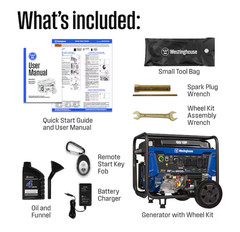 Westinghouse WGEN9500C Portable Generator (Remote Start) 9500 Watt – NEW IN BOX!
